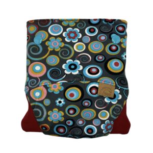 Csónakos mosható pelenka M - Circles