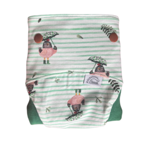 Csónakos mosható pelenka S - Crazy chicken