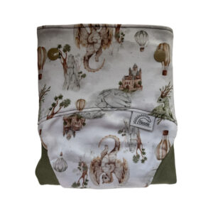 Csónakos mosható pelenka M - Dragon