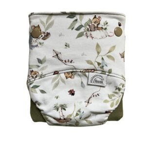 Csónakos mosható pelenka S - Field mice