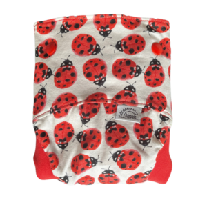 Csónakos mosható pelenka M - Ladybug
