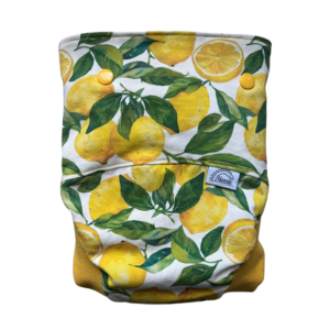 Csónakos mosható pelenka L - Lemon