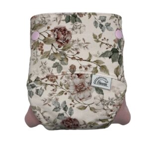 Csónakos mosható pelenka S - Vintage rose