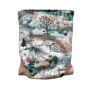 Csónakos mosható pelenka M+ - Winter Wonderland