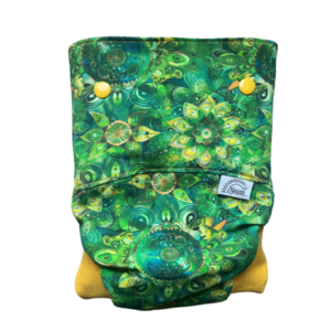 Csónakos mosható pelenka L - Emerald